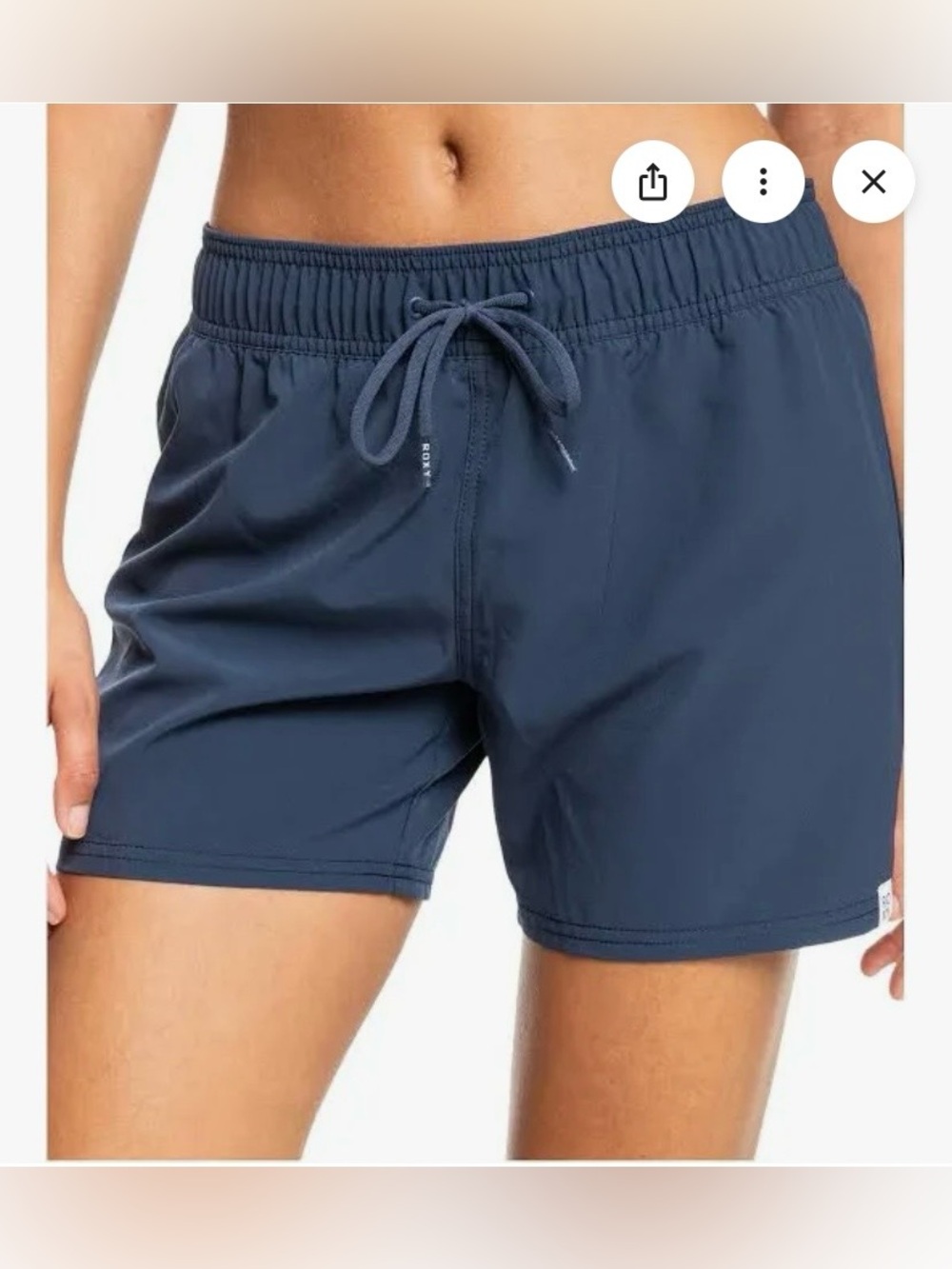 🆕Women’s Roxy Sea Solid Boardshorts - Mood Indigo. Size XL. NWT